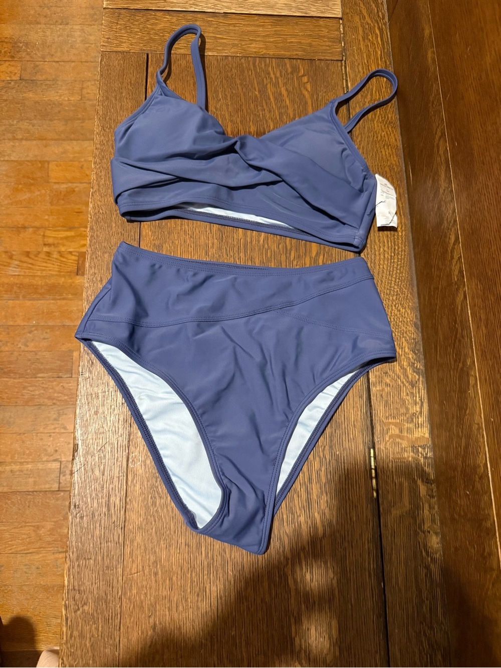 Cupshe Periwinkle Twist Front Bikini Set 💜